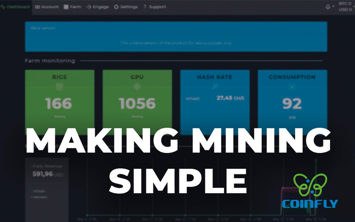 New Coinfly Mining System: Cryptocurrency Mining Has Never Been so Easy! “All-In-One” Mining, Safe and Profitable