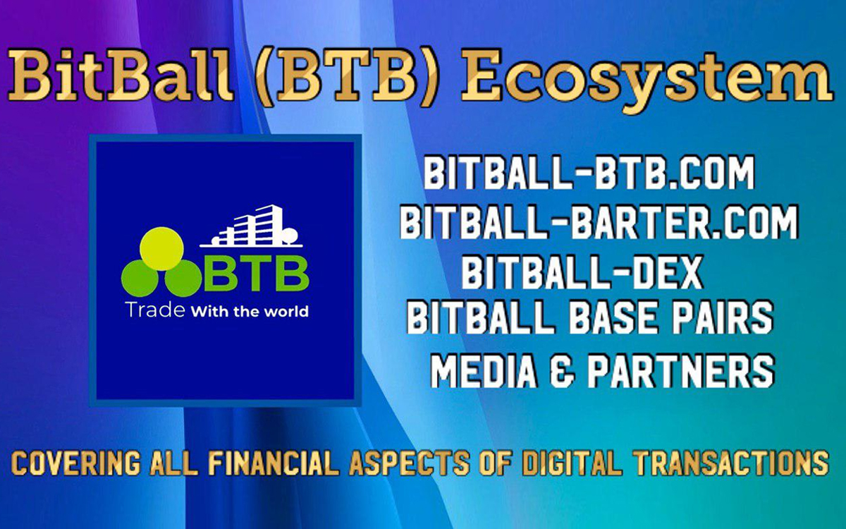 BitBall Ecosystem - All in One Cryptocurrency Covering All Aspects of Financial Transactions via BTB Build on Ethereum Blockchain