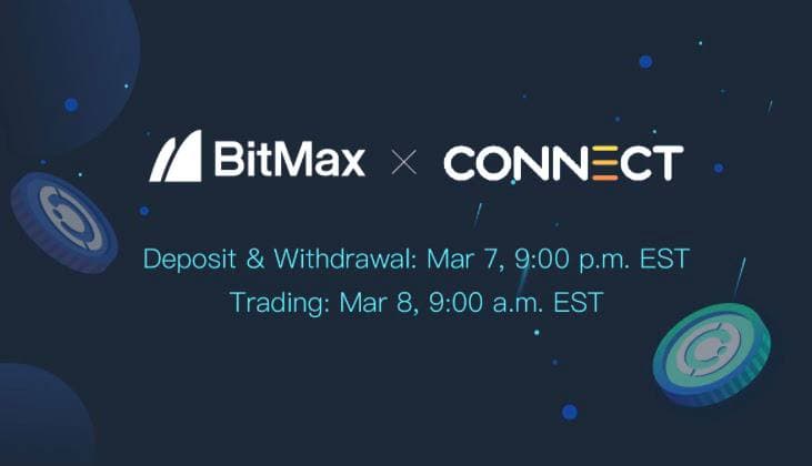 Connect Financial to List CNFI Tokens With BitMax