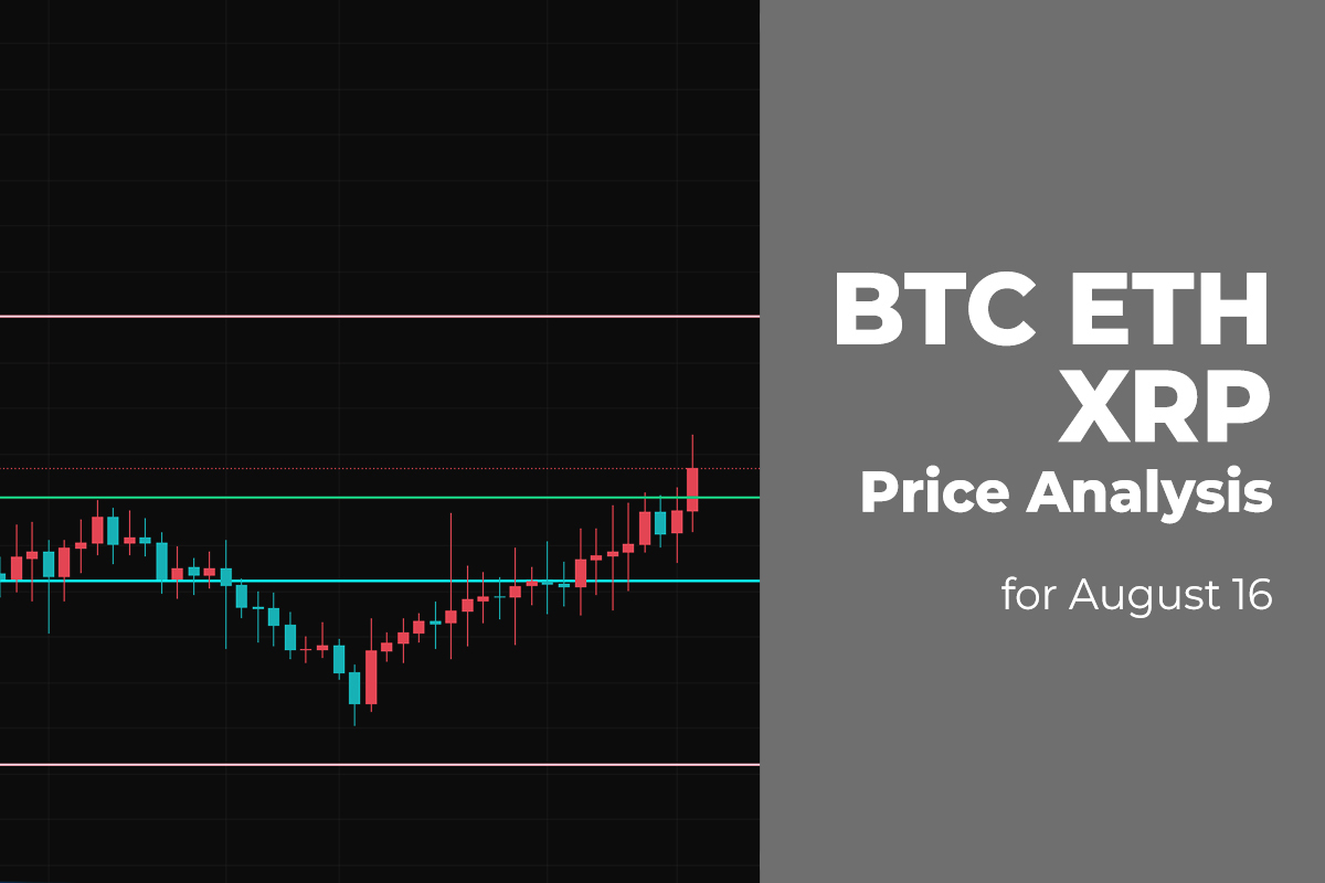 BTC, ETH, and XRP Price Analysis for August 16