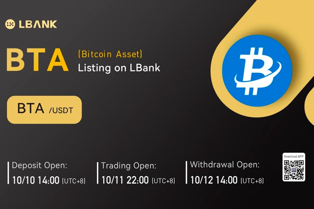 LBank Exchange Will List BTA (Bitcoin Asset) on October 11, 2021