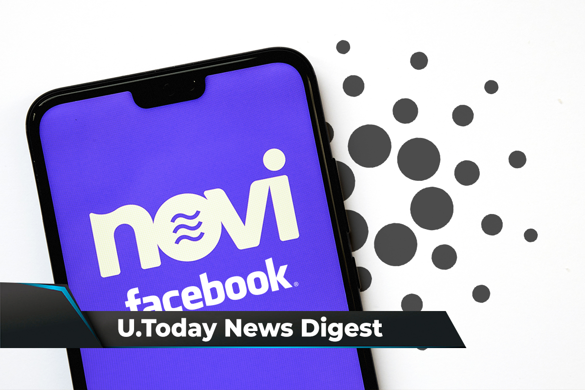 10,000 BTC Sell Order Filed on OKEx, Cardano Traders Long Again, Facebook Pilots Its Crypto Wallet: Crypto News Digest by U.Today
