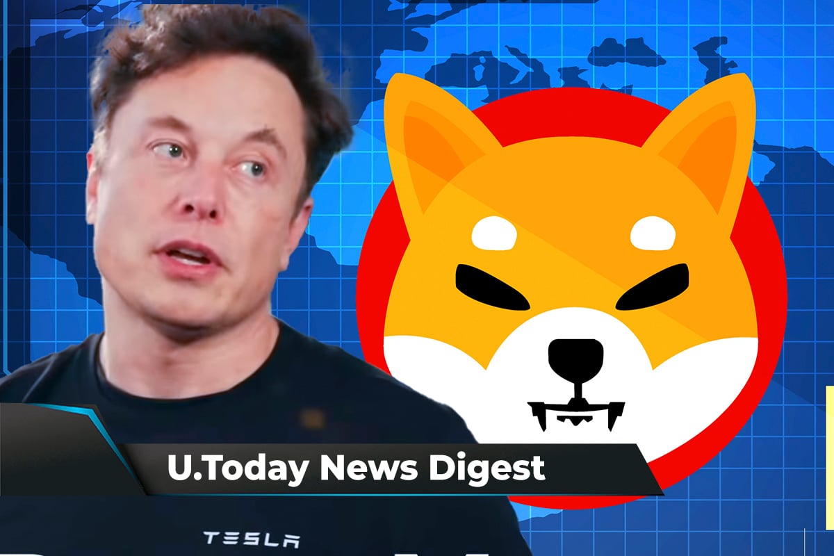 Elon Musk to Become 1st DOGE trillionaire, SHIB Hits New ATH, Surpasses Ether by Trading Volume: Crypto News Digest by U.Today