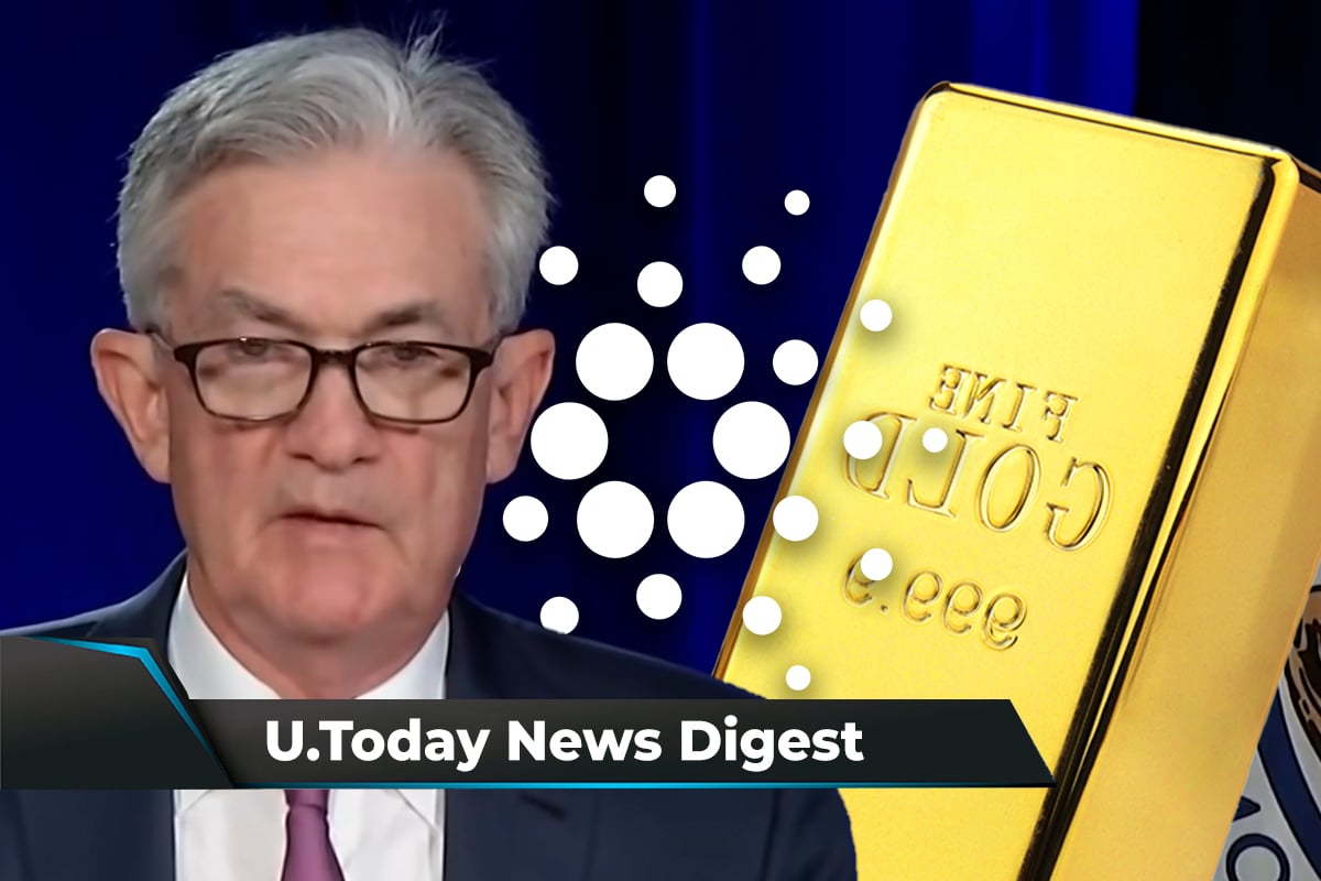 U.S. Fed Has No Plans to Ban Crypto, Gold-Backed Stablecoin to Be Launched on Cardano: Crypto News Digest by U.Today