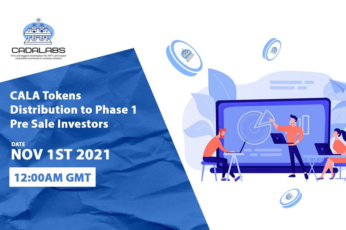 Cadalabs Begins CALA Token Distribution Exercise to Phase One Pre-Sale Investors