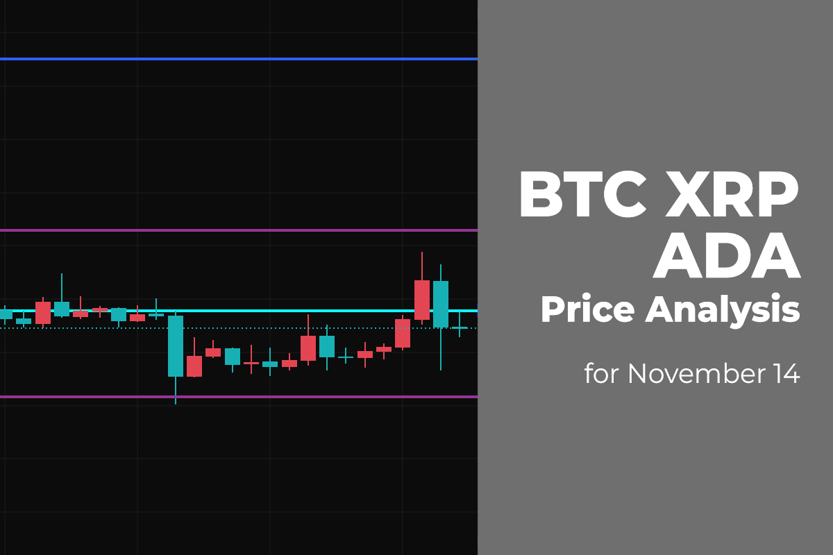BTC, XRP, and ADA Price Analysis for November 14