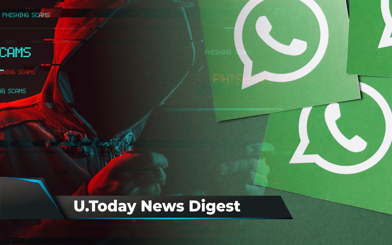 WhatsApp Rolls Out Crypto Transactions, XRP Adds 15% on BitFury CEO’s Speech, SHIB Supported by Avalanche: Crypto News Digest by U.Today