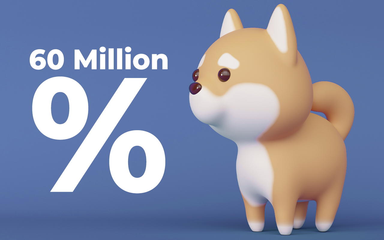 Shiba Inu Still Up 60 Million Percent Since All-Time Low Despite Reaching New Network Activity Low