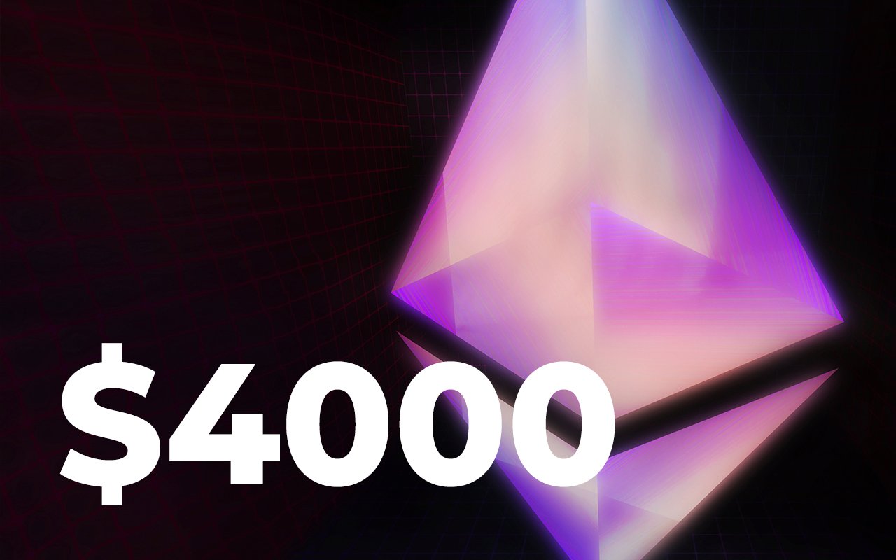 Ethereum Faces $4000 Barrier as Large Tranches of ETH Moves to Exchanges