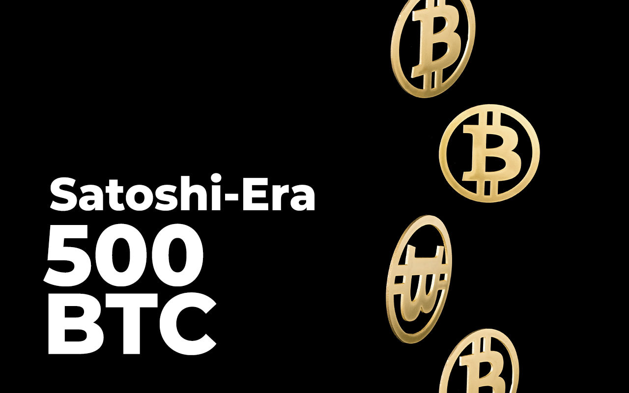 Activated Satoshi-Era Bitcoin Address with 500 BTC Now Worth 2,808x Than in 2011