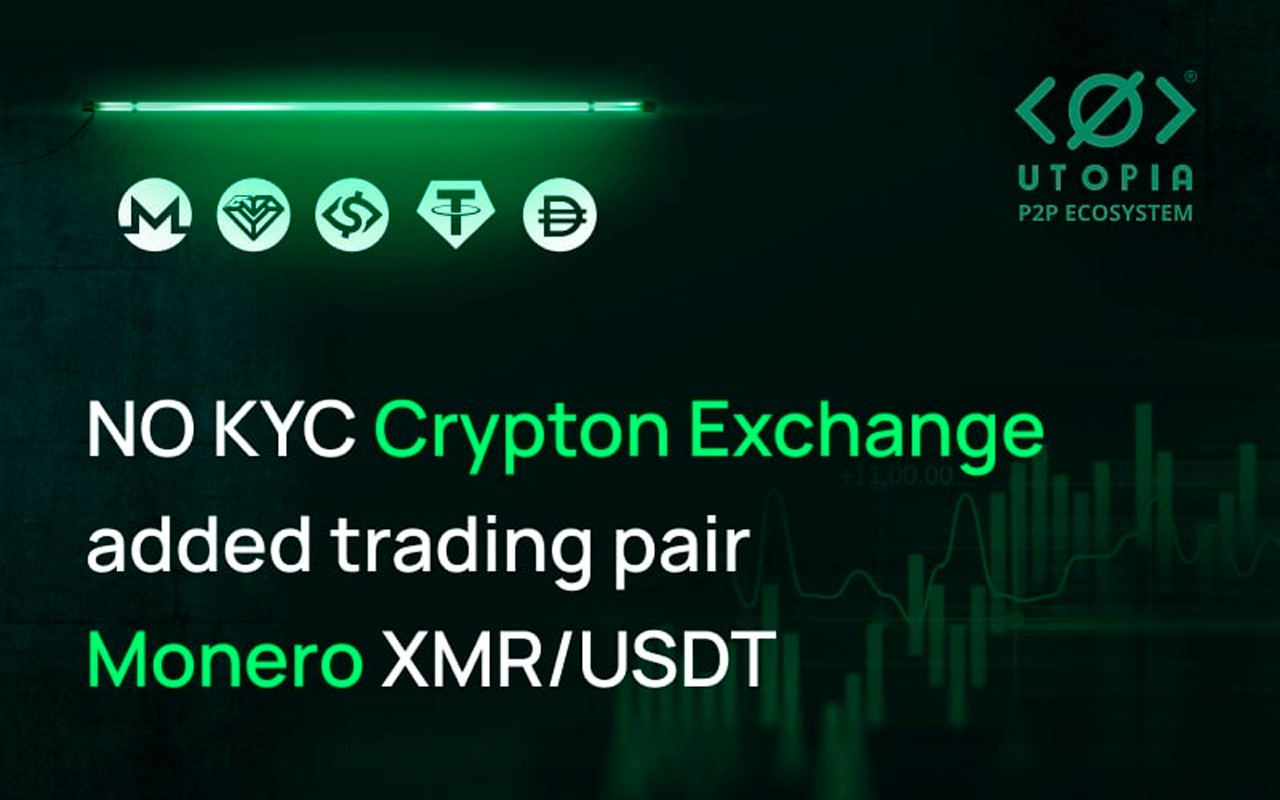 Monero XMR Listing on Crypton Exchange – the NO KYC Crypto Exchange