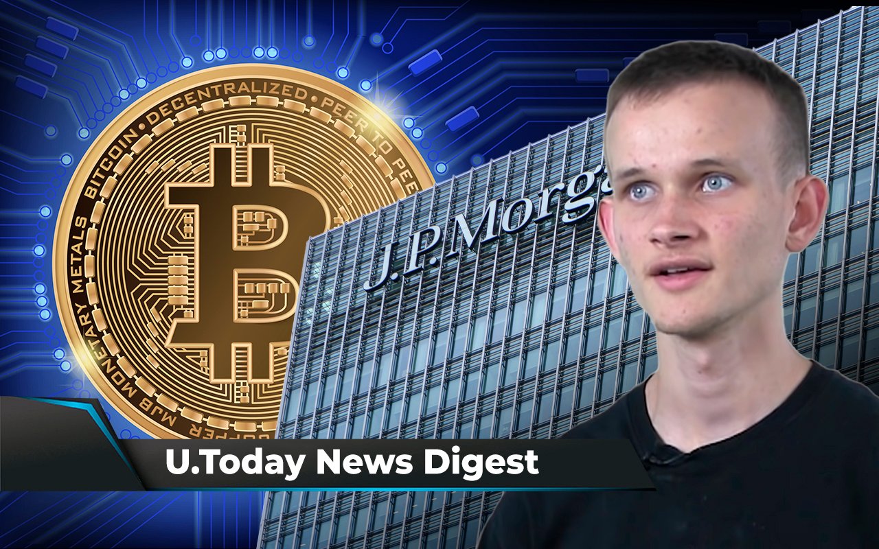 Bitcoin Tanks to $42k for 3 Reasons, JPMorgan Has Bearish Warning About ETH, Buterin Suggests New Fee Structure for ETH: Crypto News Digest by U.Today