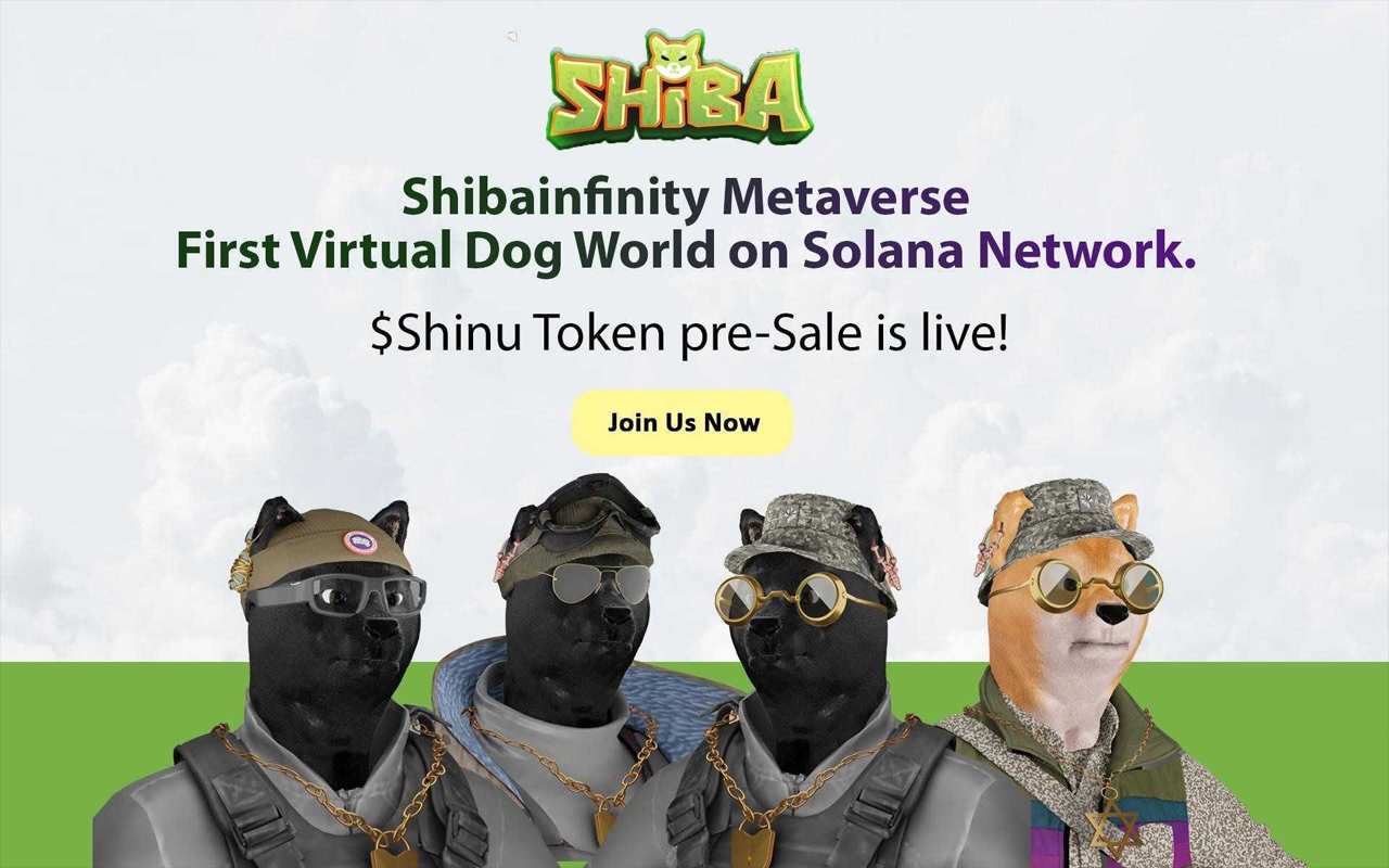 Shibainfinity - First Dog Metaverse on the Solana Ecosystem Begins Its Token Pre Sale