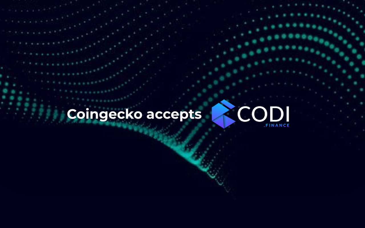 $CODI Is Listed On Coingecko