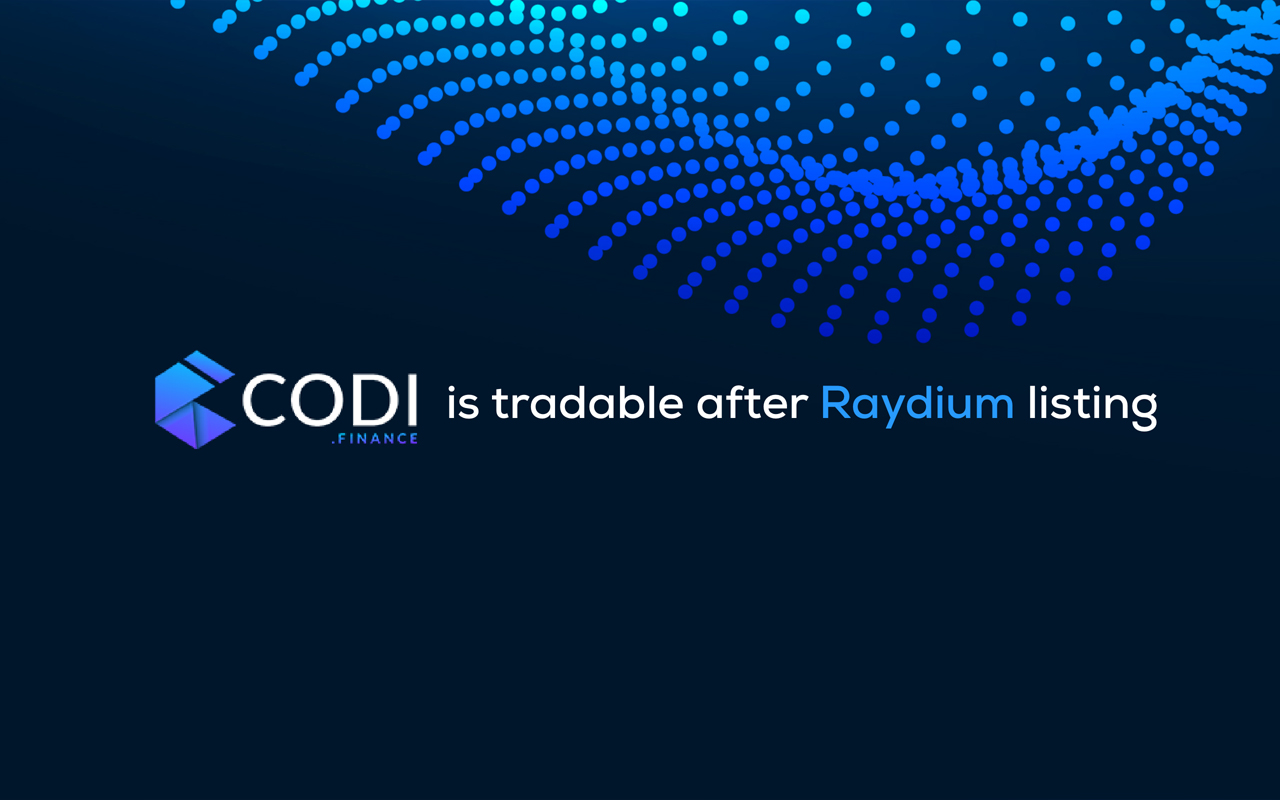 CODI Finance, the Newly Rallying DeFi Project, Is Listed on Raydium