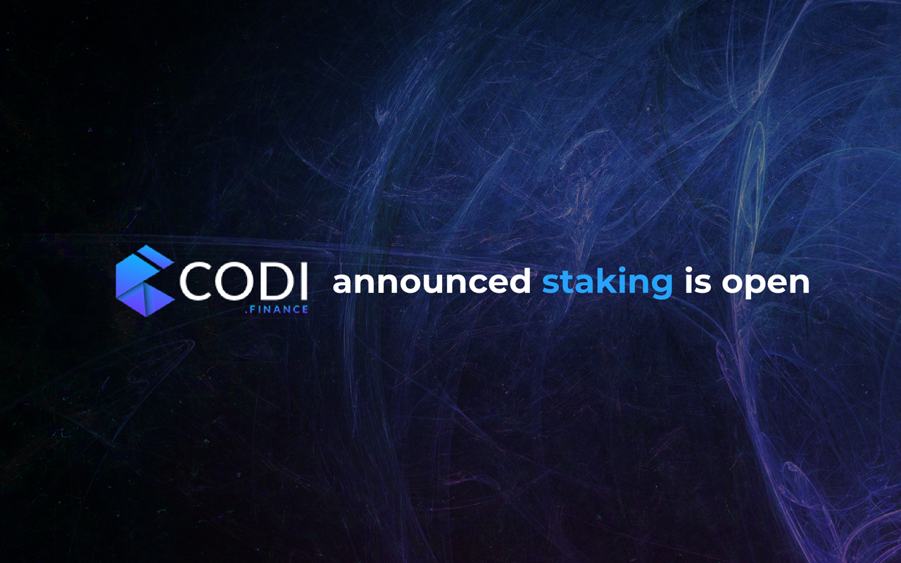 Codi Announces Its Roadmap Following the Introduction of the Staking Feature