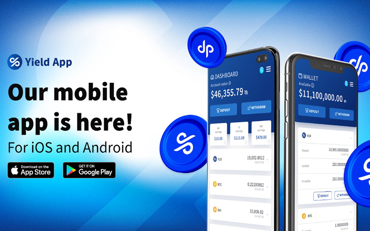 Digital Wealth Management Just Got Easier With Yield App’s Brand New Mobile App