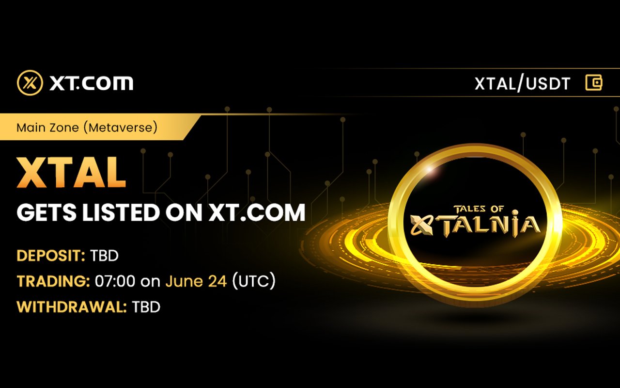 XT.com Lists Tales of Xtalnia (XTAL) With USDT Trading Pair