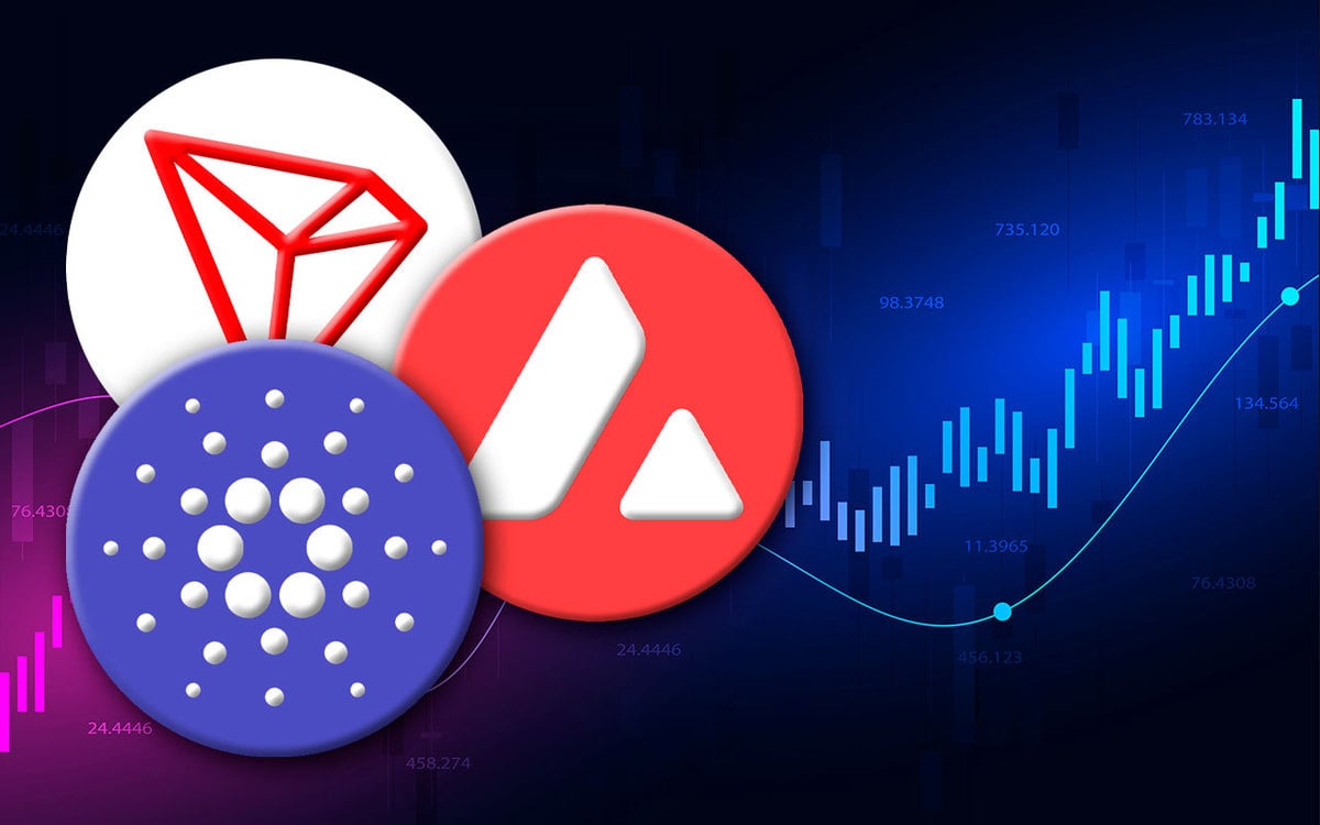 Cardano, Tron, and Avalanche Post Price Gains as Altcoins See Relief Rally