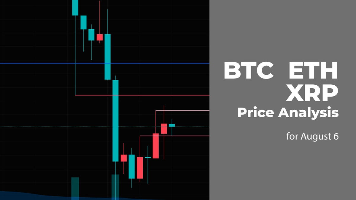 BTC, ETH, and XRP Price Analysis for August 6