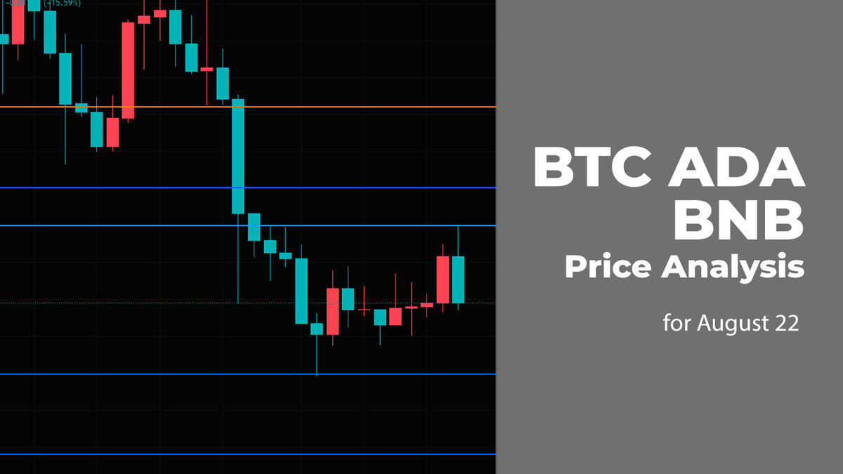 BTC, ADA, and BNB Price Analysis for August 22