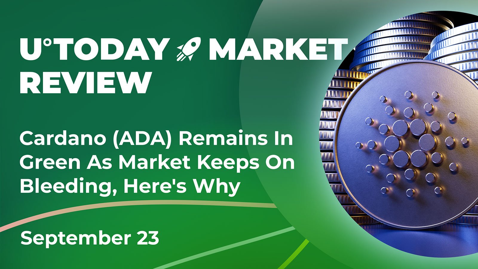 Cardano (ADA) Remains In Green As Market Keeps On Bleeding: Crypto Market Review, September 23