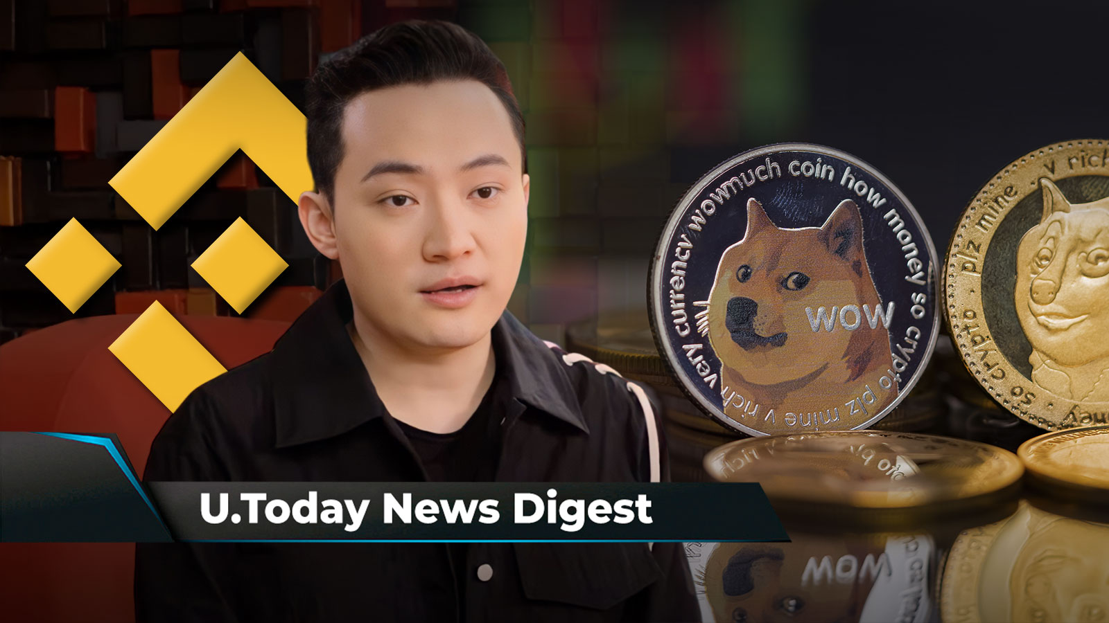 Justin Sun Moves $50 Million to Binance to Support ETH, Ripple CTO Declares NFT Revolution on XRP Ledger, DOGE Spiked 115% Last Week: Crypto News Digest by U.Today