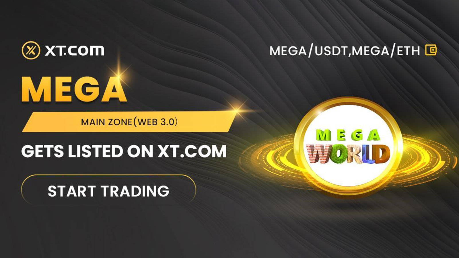 XT.COM Lists MEGA in Its Main and Web3.0 Zones