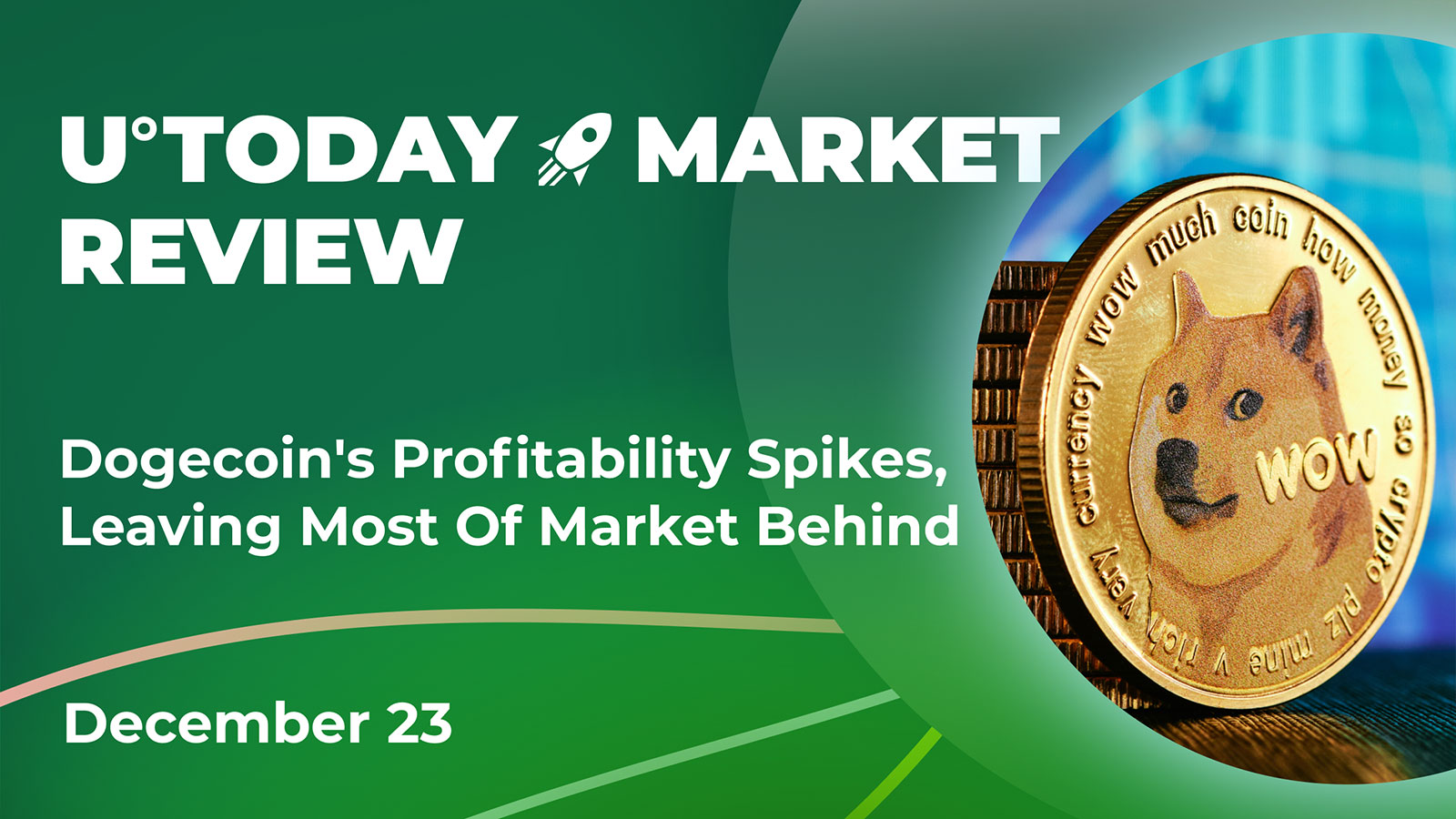 Dogecoin's Profitability Spikes, Leaving Most of Market Behind: Crypto Market Review, Dec. 23