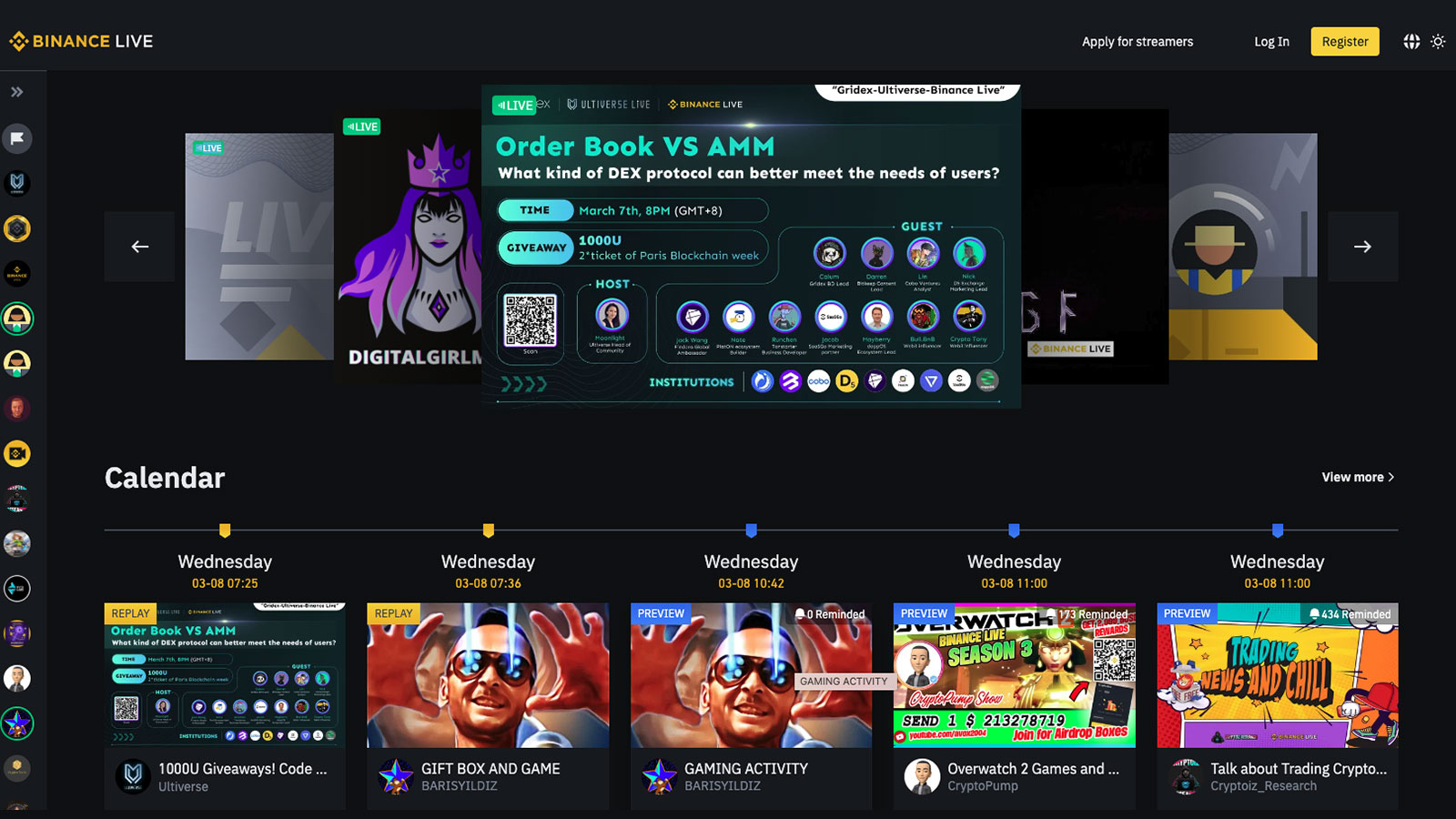 D5 Exchange Binance Livestream With Crypto Projects Attracts 15,000 Viewers