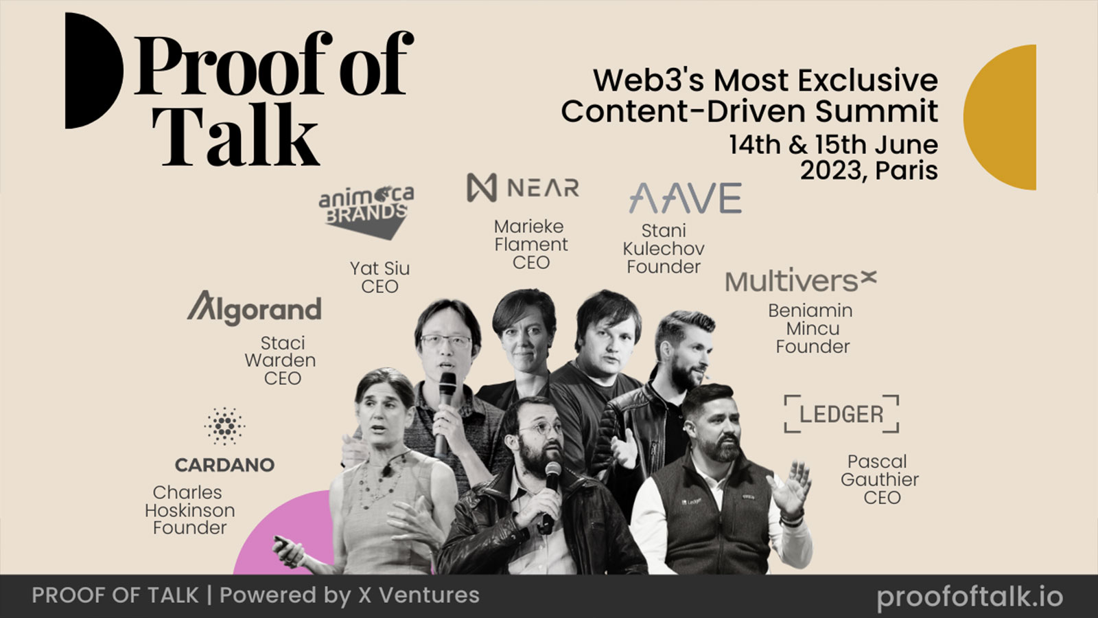 Proof of Talk 2023 - 2 Days to Restore Trust in Web3 and Design the Future of the Industry