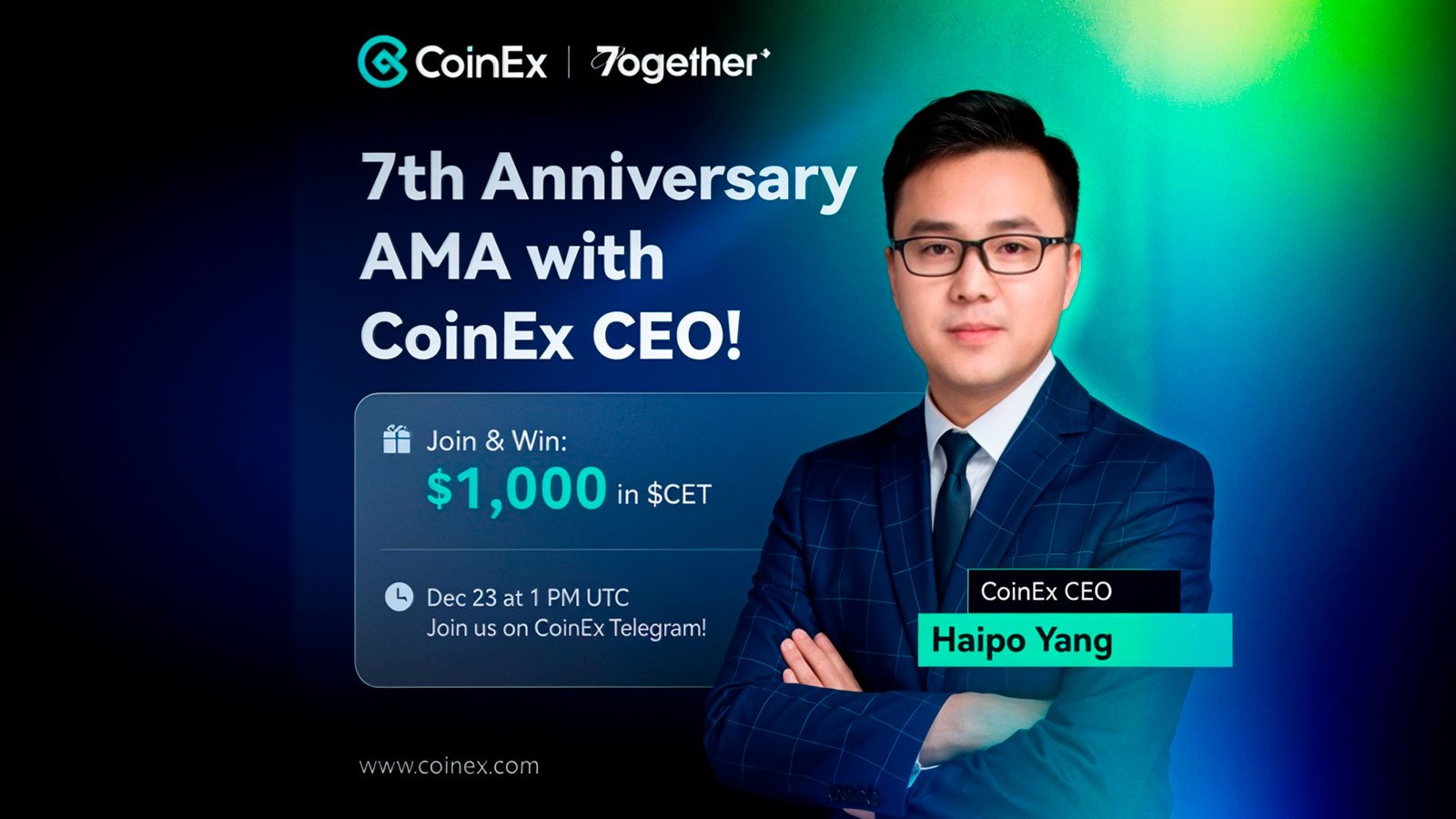 CoinEx Celebrates 7th Anniversary: CEO Shares Milestones and Future Plans in Recent AMA