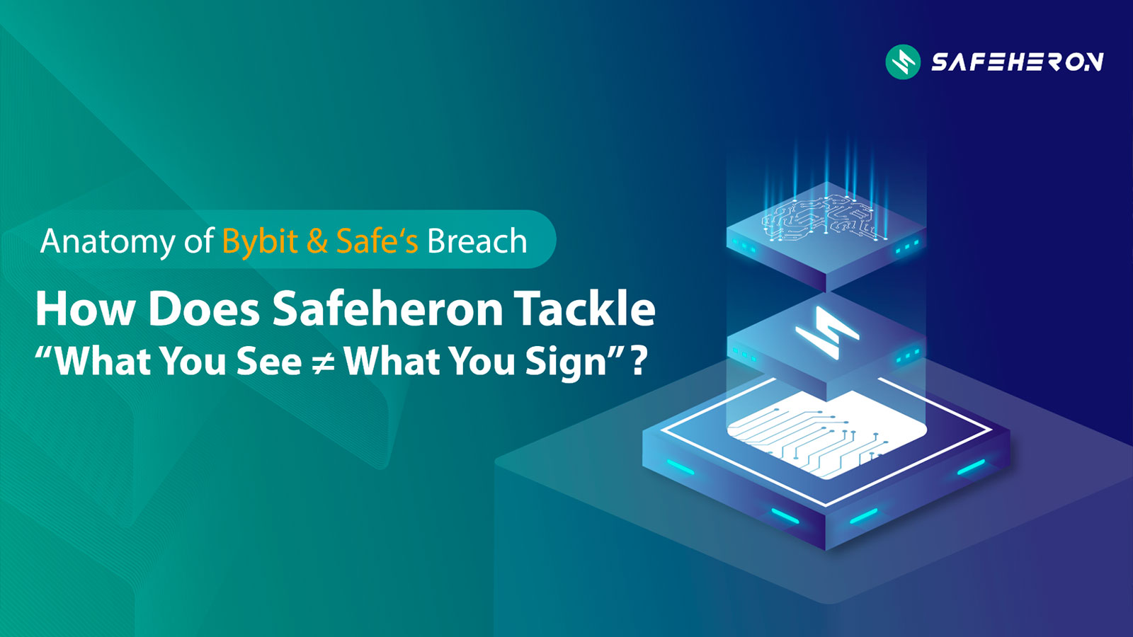How Does Safeheron Tackle "What You See ≠ What You Sign" Anatomy of Bybit & Safe’s breach