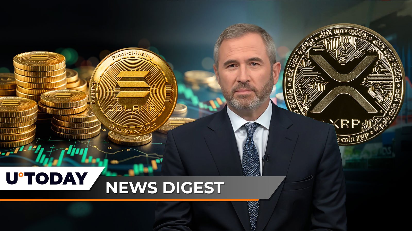 Solana Sell-off Risk Fades, Ripple CEO Comments on CME's Big XRP Move, XRP Now One Tap Away for 20 Million Users in Japan: Crypto News Digest by U.Today