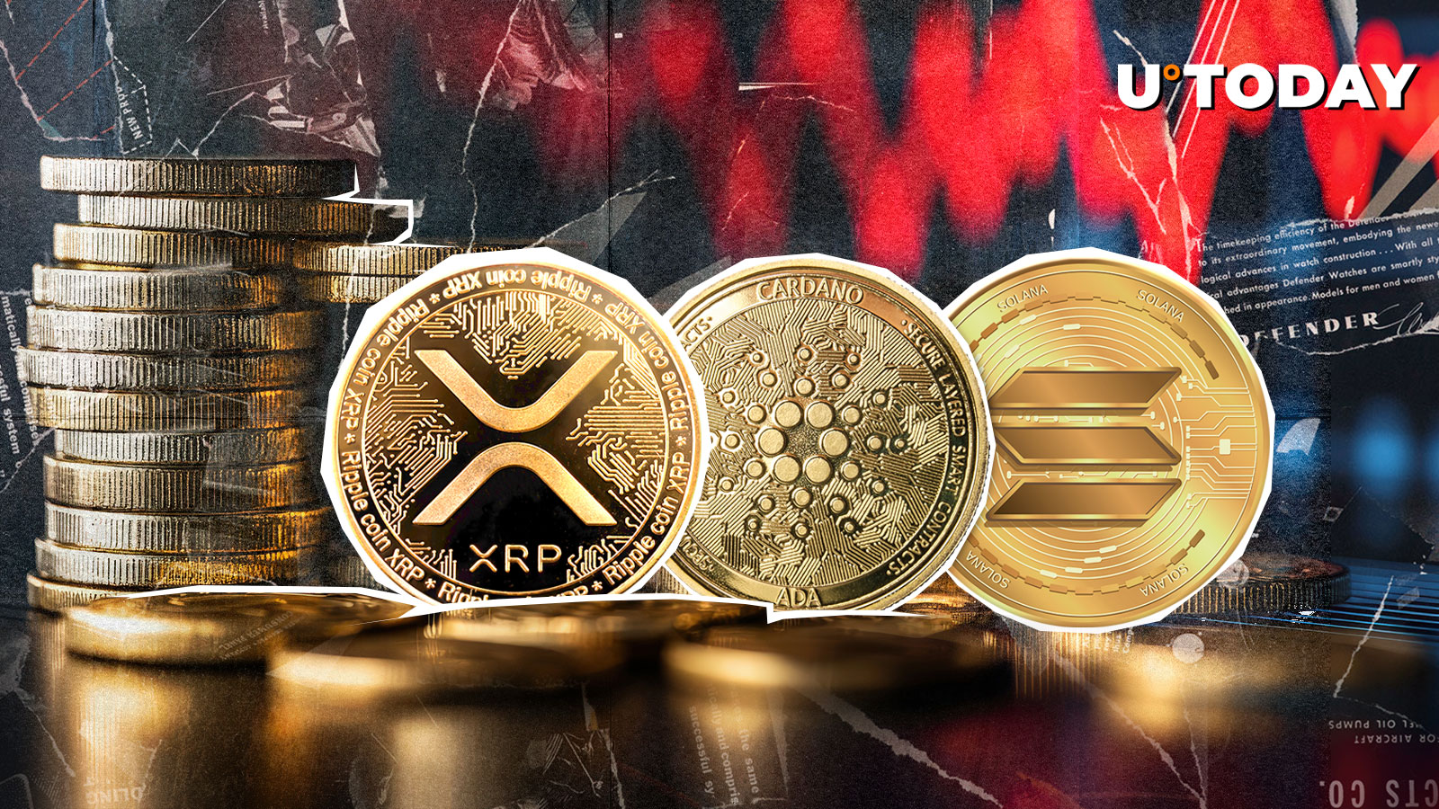 XRP, SOL, ADA in Deep Red as Crypto Market Experiences 1,078% Liquidation