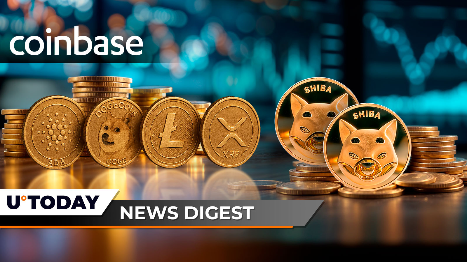 XRP, DOGE, ADA Holders Warned by Coinbase, 2 Key Price Points for Dogecoin Right Now, 459,040,000,000,000 SHIB Scenario Imminent: Crypto News Digest by U.Today