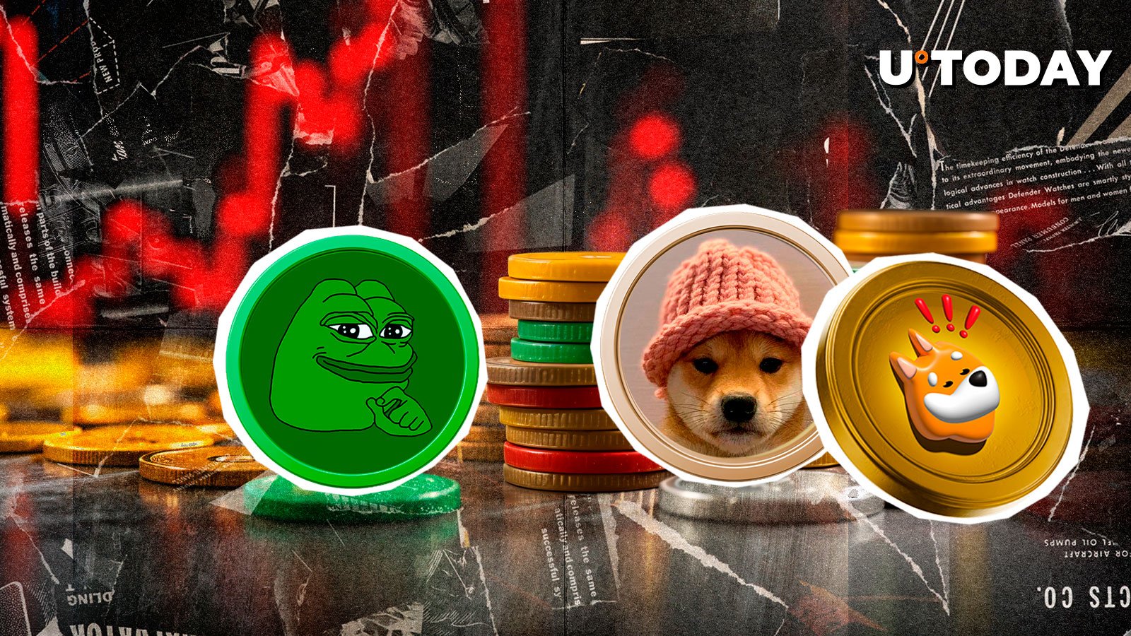 BONK Meme Coin Loses Over 11%, WIF, PEPE Also in Red