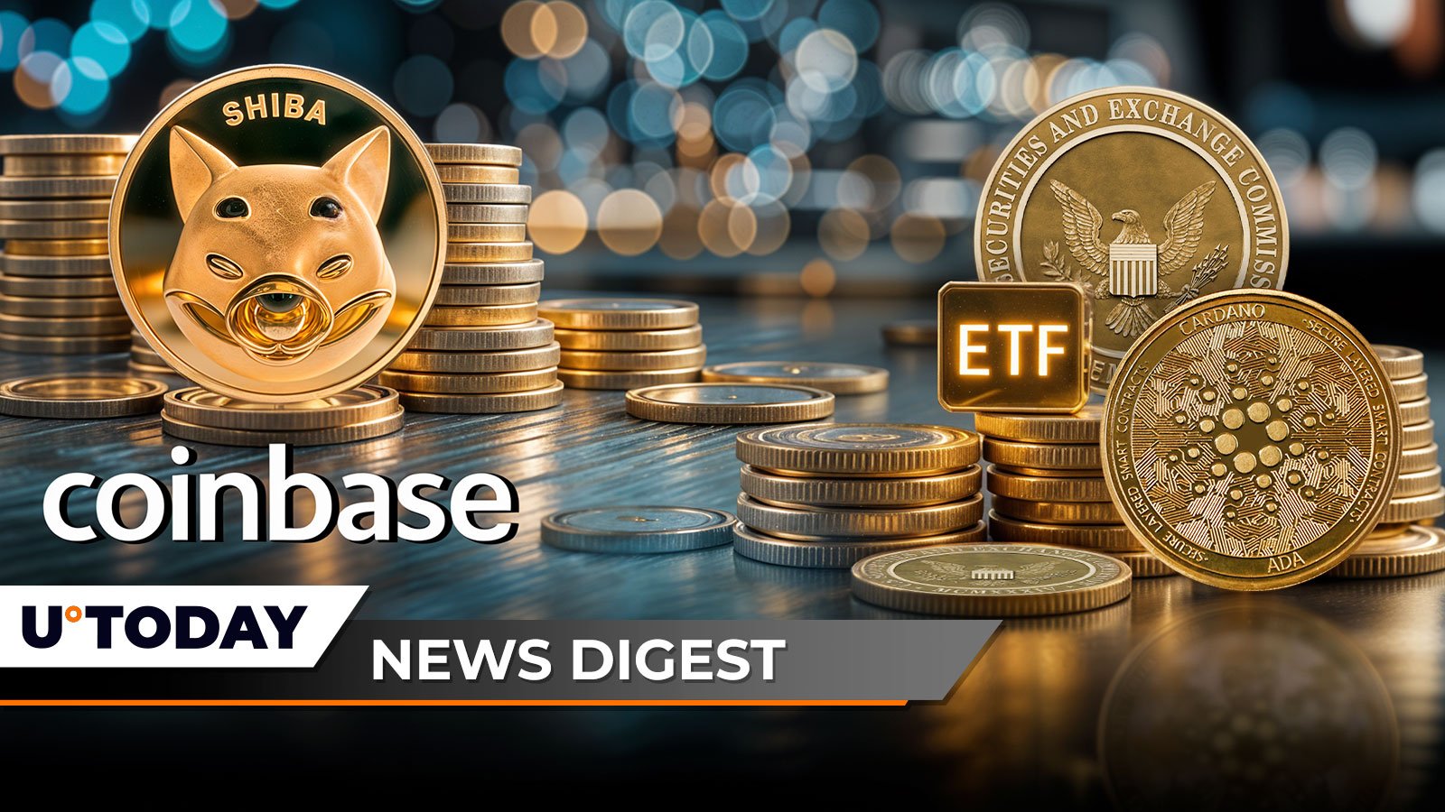 142,709,679,640 SHIB Left Coinbase Prime, Cardano ETF Deadline This Week, Strategy's $40 Billion Bitcoin Bet Just Got Bigger: Crypto News Digest by U.Today