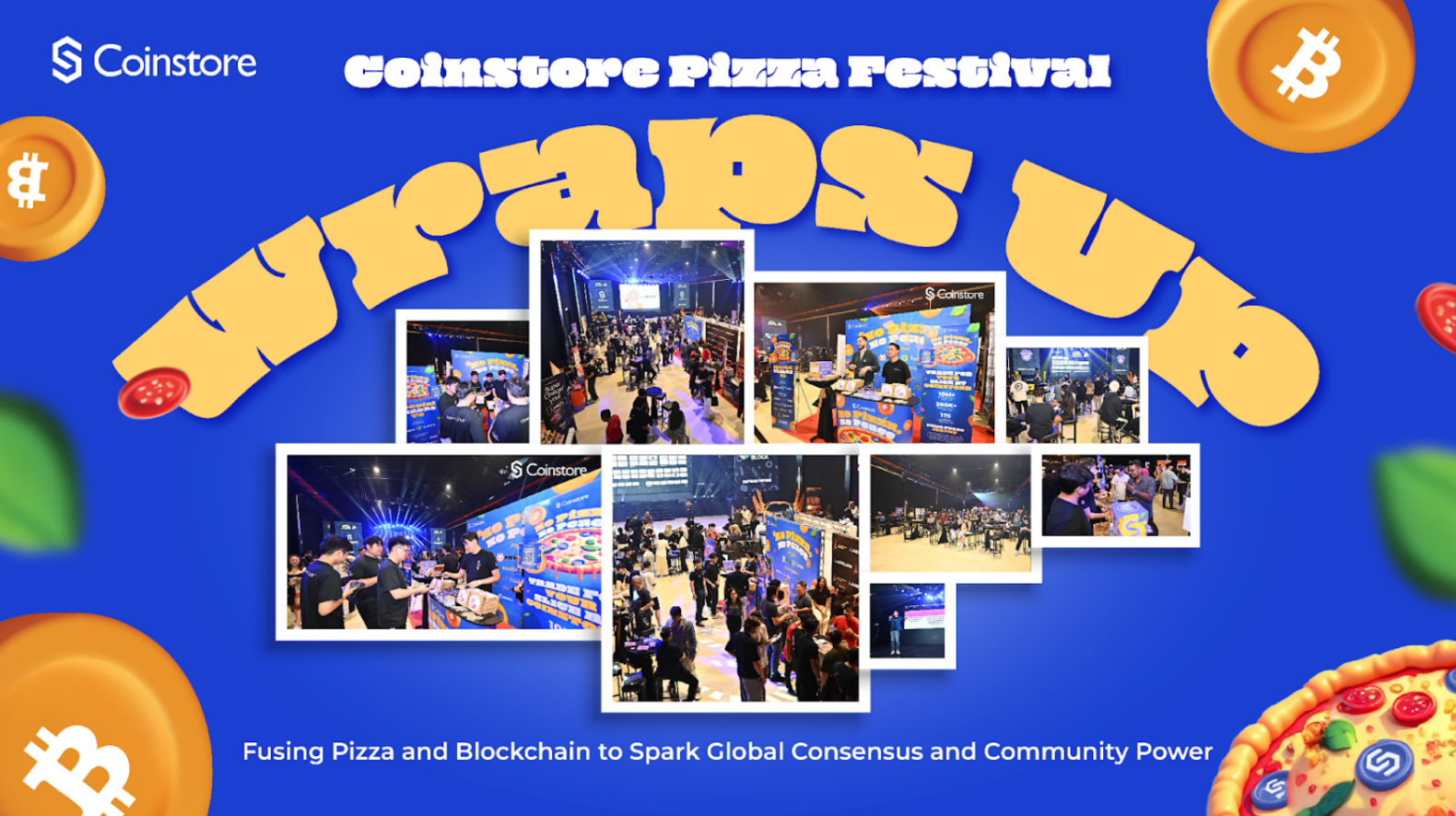 Coinstore Pizza Festival Wraps Up: Fusing Pizza and Blockchain to Spark Global Consensus and Community Power