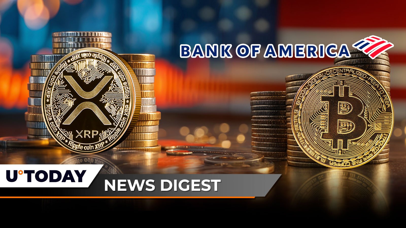 XRP Shows What May Be One of Biggest Fakeouts This Year, Bank of America Puts Bitcoin on Same Tier as Printing Press: Crypto News Digest by U.Today