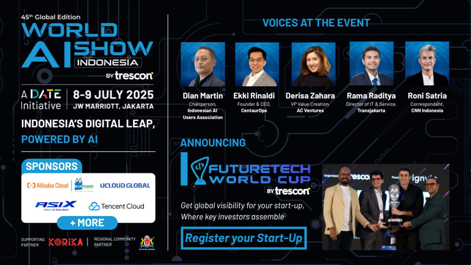 World’s Premier AI Conference, World AI Show– Indonesia 2025, Arrives in Jakarta to Power Southeast Asia’s AI Revolution