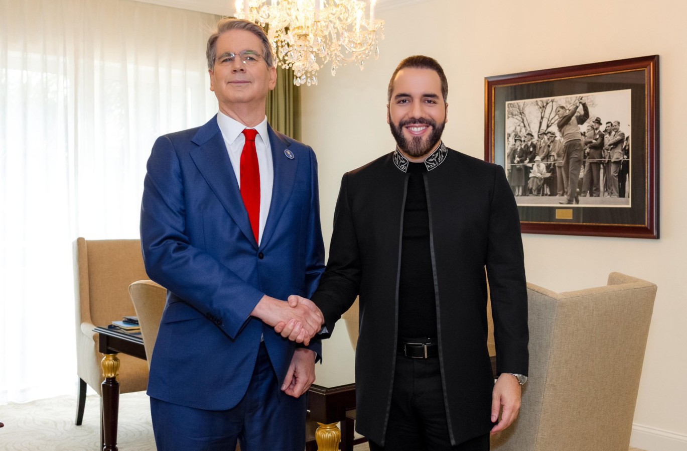 Bessent Meets Bukele to Talk Crypto