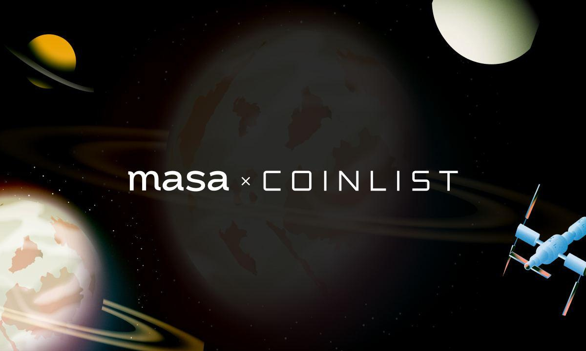 CoinList to Host the MASA Token Public Sale as it Unleashes the World’s Personal Data Network