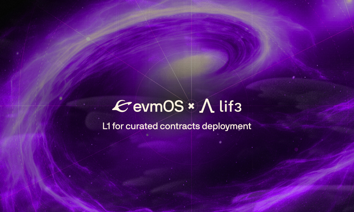 Lif3.com Partners with evmOS to Deploy "Lif3 Chain," First Layer-1 Solution with Curated DeFi Contracts