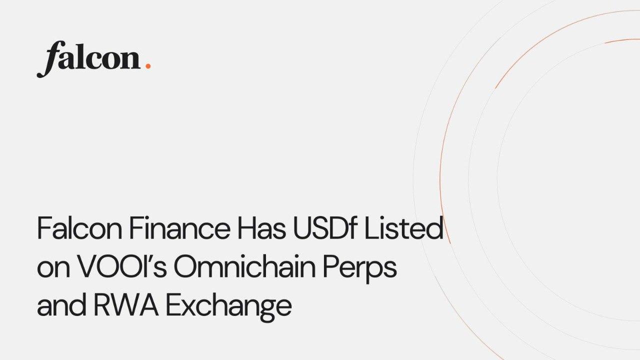 Falcon Finance Has USDf Listed on VOOI’s Omnichain Perps and RWA Exchange