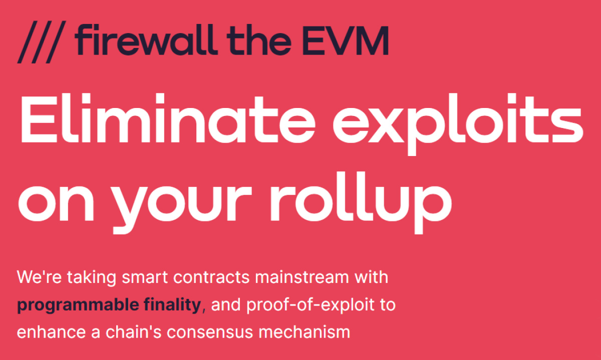 Firewall Raises $3.7M to Take Smart Contracts Mainstream with Programmable Finality