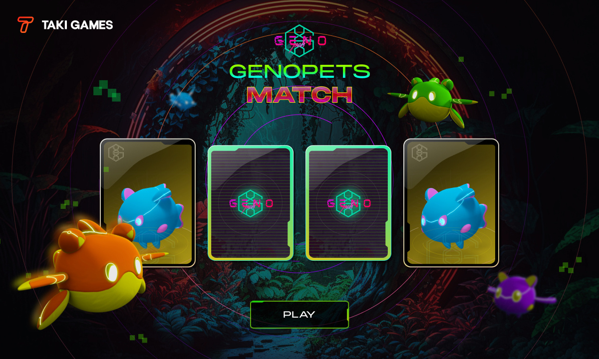 Taki Games & Genopets Accelerate Mainstream Adoption Of Web3 On Solana With “Genopets Match”