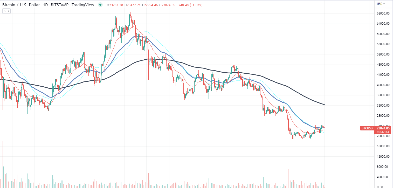 แผนภูมิ BTC