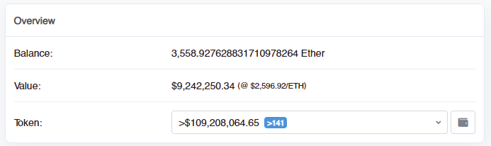 Etherscan Page