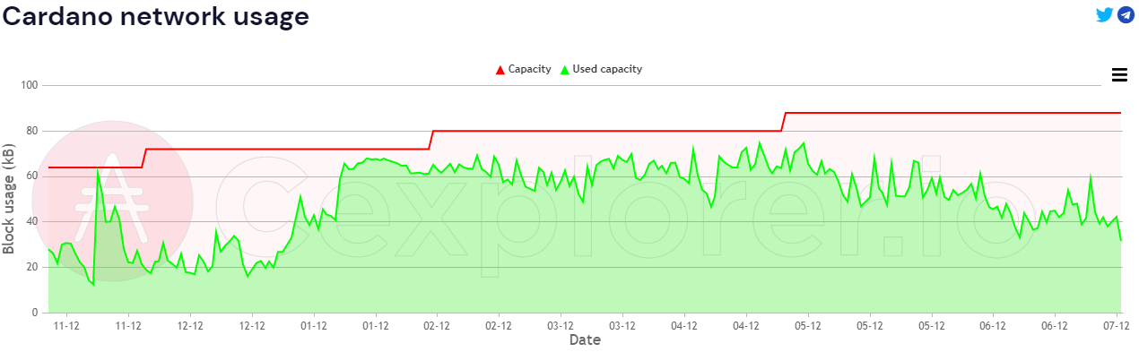 Cardano Network Usage